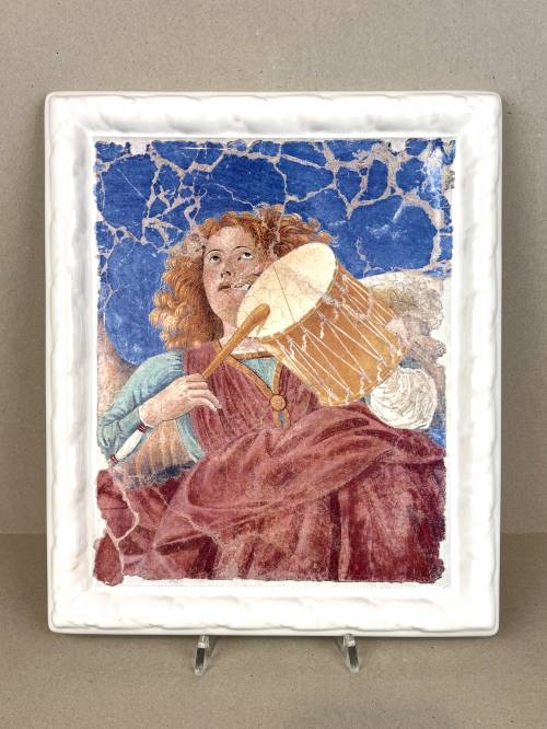 ANGEL WITH DRUM 25.5cm x 30.5cm