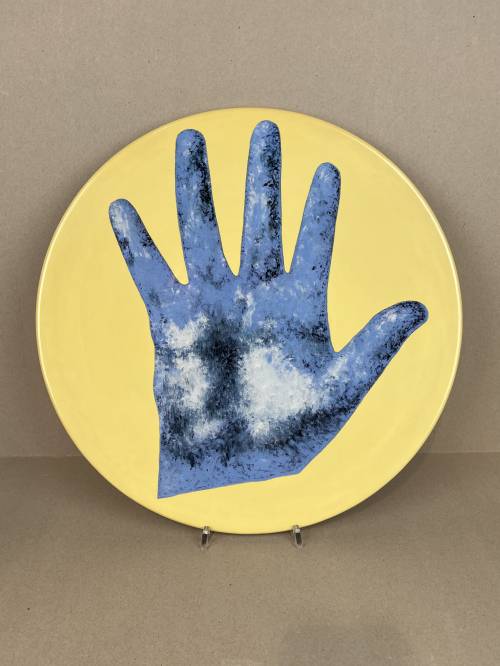YELLOW HAND DIAMETER 38cm
