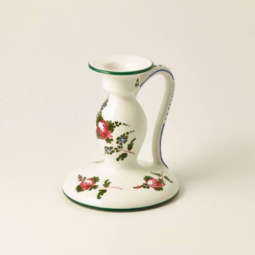 Candlestick with handle, h. 14 cm