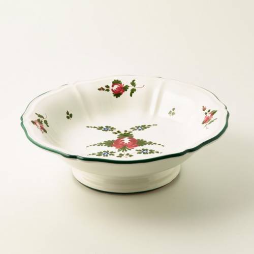High stand salad bowl, diameter 33 cm