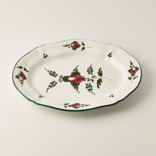 Oval serving dish, 28 x 21 cm