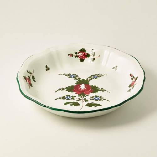Deep serving dish, diameter 28 cm (round strawberry bowl)