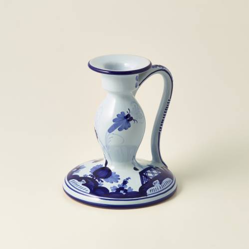 Candlestick with handle, h. 14 cm