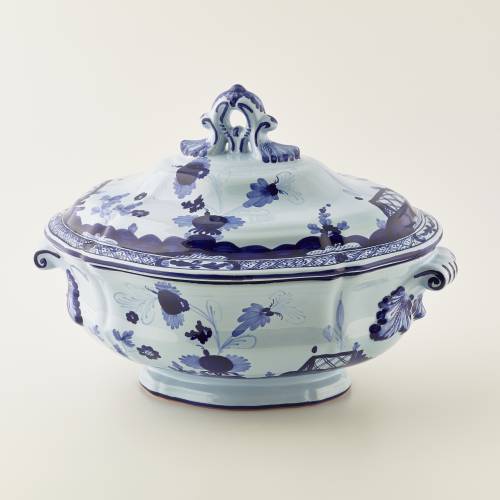 Oval soup tureen for 2 people, 24 x 17 cm