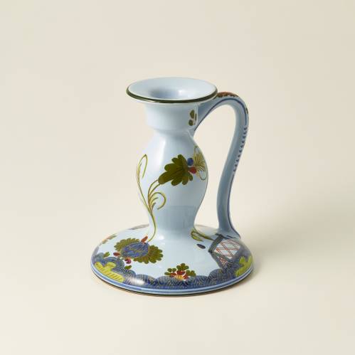 Candlestick with handle, h. 14 cm
