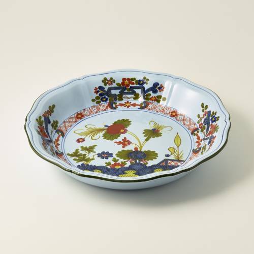 Deep serving dish, diameter 28 cm (round strawberry bowl)