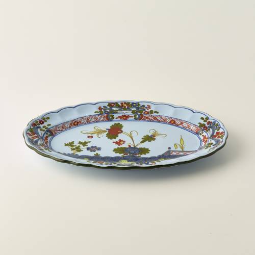 Small oval fish platter , 28 x 18 cm