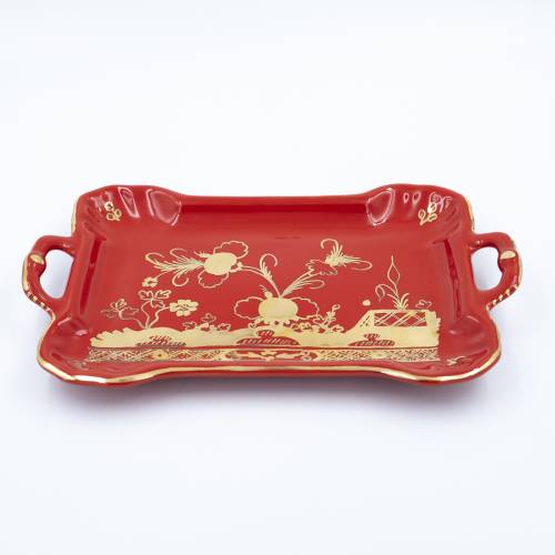 Vassoio rettangolare con manici 24x13,5 cm