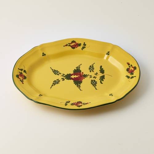 Oval serving dish, 28 x 21 cm