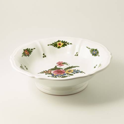 High stand salad bowl, diameter 33 cm