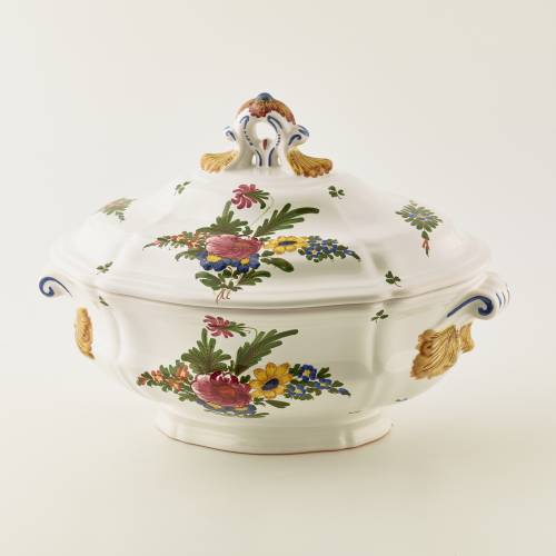 Oval soup tureen for 2 people, 24 x 17 cm