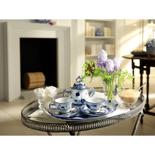 GAROFANO BLUE COFFEE SERVICE FOR 2 PERSONS