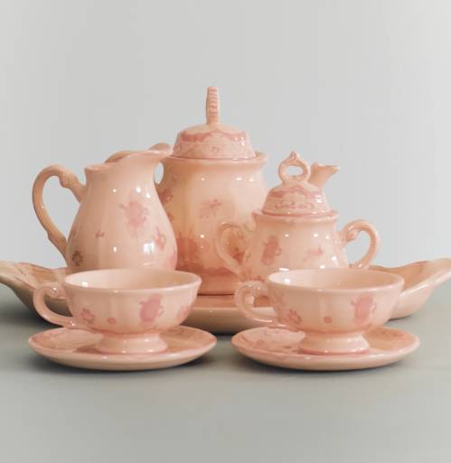 Servizio da Tè classico Garofano Rosa