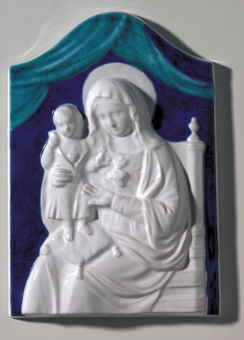 Cuori di Ges&ugrave; e Maria. Dimensioni: 38,5 x 26,8 x 4,8 cm. 
