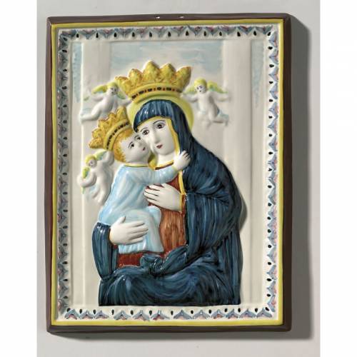 Beata Vergine del Piratello di Imola. Dimensioni: 40,4 x 31 x 3,8 cm