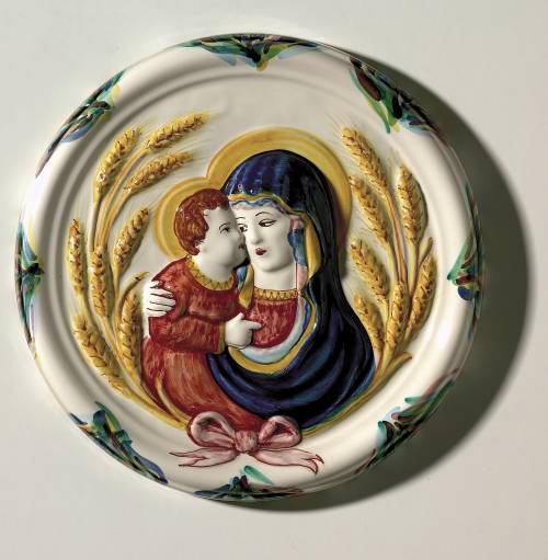 Beata Vergine del Grano.  Dimensioni: 38x 3,5 cm. 