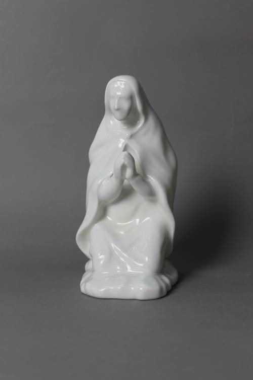 Maria. Statua smaltata bianca, dimensione grande. 