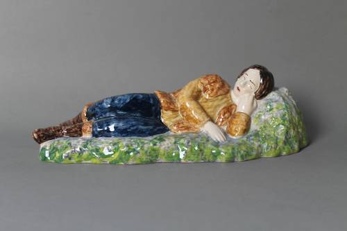 Sleepyhead. Large, coloured figure.